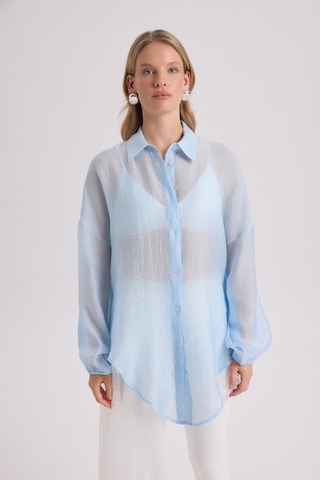 Mai Collection Mai Studios Co. Lyra Oversize Mavi Gömlek Mavı