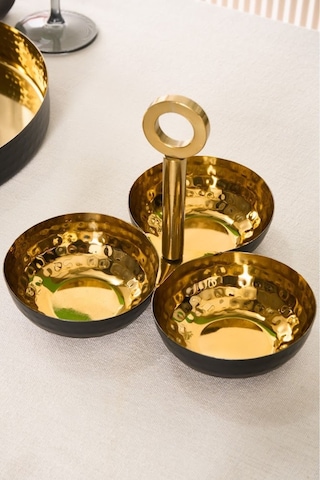 Karaca Arven 3'lü Dekoratif Çerezlik 10x15 cm