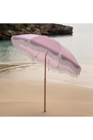 Şemsiye Plaj, Havuz, Dış Teras, Upf 50+, Yükseklik Ve Yönlendirme Ayarlanabilir, Taşıma Kılıfı, Polyester, 210 X 180 Cm Çok Renkli
