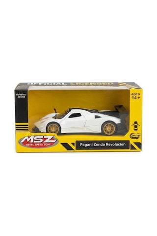 Hobbiez Lisanslı Pagani Zonda Kapıları Açılabilir Model Diecast 1.36 Ölçek Metal Model Araç