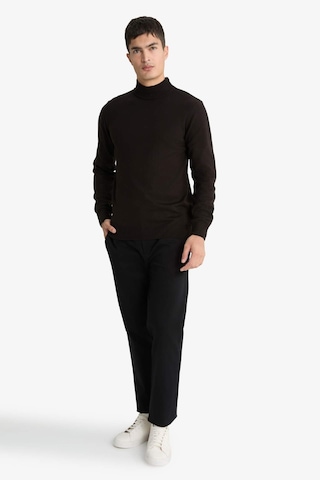 Defacto Slim Fit Dar Kesim Balıkçı Yaka Basic Düz Triko Kazak R1127az25wnbn497 Kahve