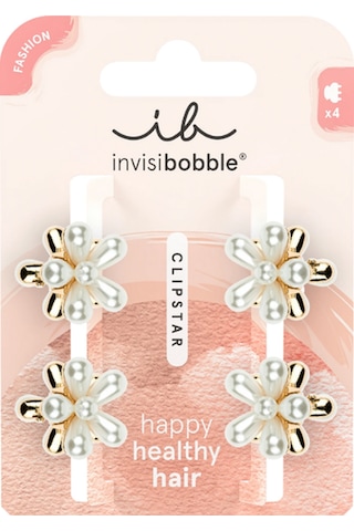 Ib Clıpstar S Pearly Flower Saç Tokası Bej - Beyaz