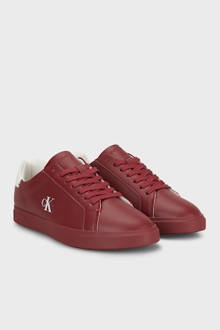 Calvin Klein Deri Logolu Sneaker Ayakkabı Hw0hw032950kt Bayan Ayakkabı Hw0hw03295 0kt Bordo