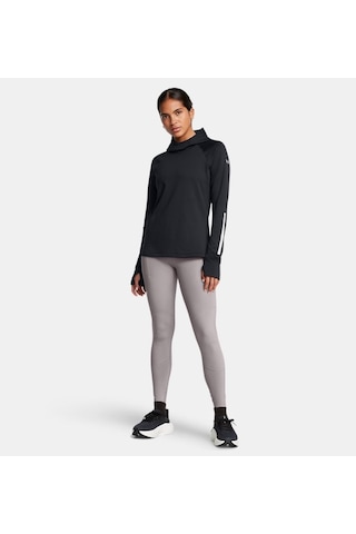 Under Armour - Kadın Ua Launch Elite Cw Tayt 1386351-015 Tetra Gray Reflective Gri