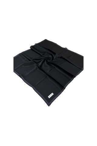 Pierre Cardin Twill İpek Eşarp - 8866230-311 Siyah - 90x90 / Lacivert Lacivert