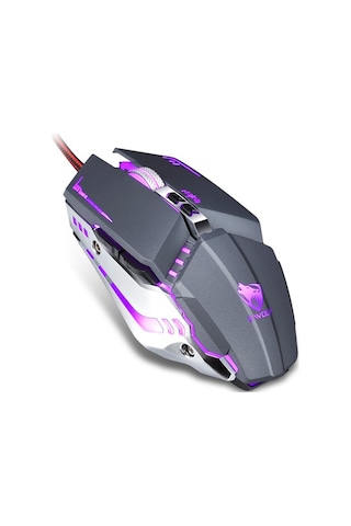 T-Wolf V7 Macro Programing Kablolu RGB Optik Oyuncu Mouse