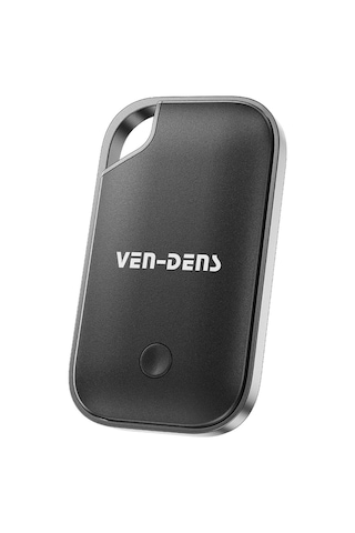 Ven-dens Vd-tag004 Find My Uyumlu Bluetooth Eşya Takip Etiketi, Anahtar Ve Bagaj, Siyah