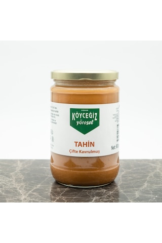Köyceğiz Yöresel Çifte Kavrulmuş Tahin Cam Kavanoz 600 G