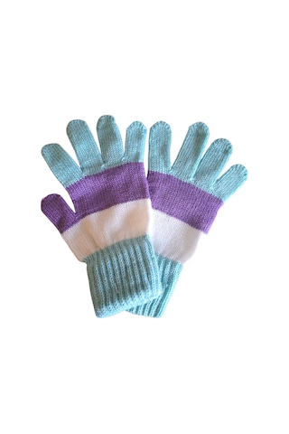 Garson Beden Kız Çocuk Eldiven Suyeşili 8-12 Yaş Su Yeşili