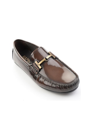 Kahve Hakiki Deri Erkek Loafer Ayakkabı E01648504214