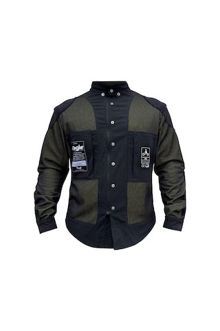 Thebikerjeans Eagle Camo Korumalı Motosiklet Gömleği Erkek