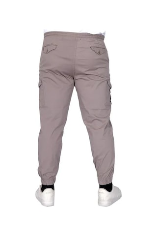 Büyük Beden Erkek Pantolon Keten Kargo Jogger 21911 Taş Rengi Taşrengi