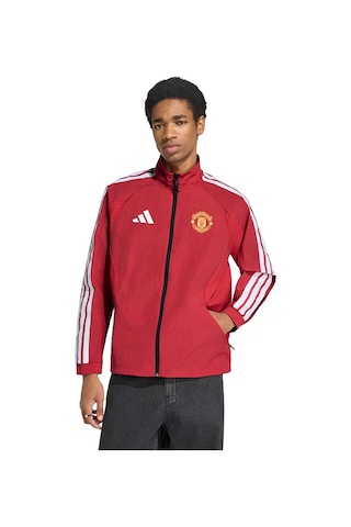 Adidas Erkek Ceket "manchester United Home Anthem Jacket" Kv6731 Kırmızı