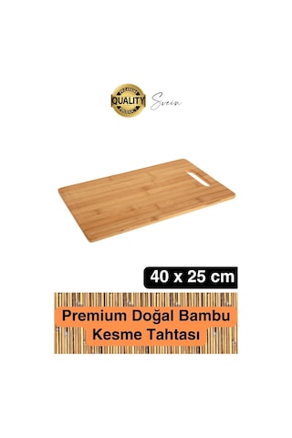 Bambu Kesme Doğrama Tahtası Ahşap Kesim Panosu Et Tavuk Balık Sebze Antibakteriyel Yıkanabilir Çok Renkli