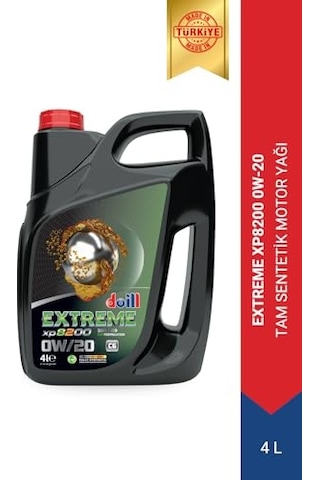 Extreme 0W-20 XP8200 API SN/CF Acea C3 Tam Sentetik Motor Yağı