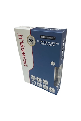 Dıgıworld 4k Hdmı Kablo 1.8 Metre 28 Awg 2.0 Versiyon