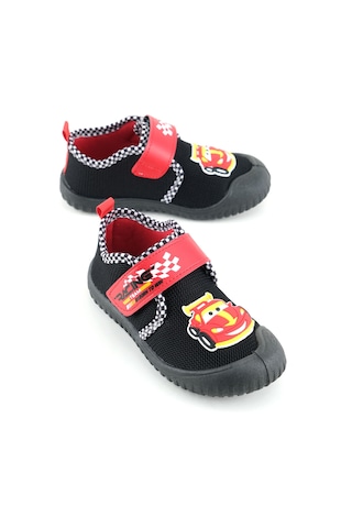 Gezer Yazlık Erkek Çocuk Rahat Taban Cırt Cırtlı Ayarlanabilir Keten Ev Okul Kreş Günlük Ayakkabı Siyah