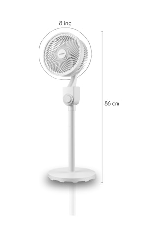 Woox 8 Inch Otomatik Sağ Sol Salinimli 86 Cm Vantilatör
