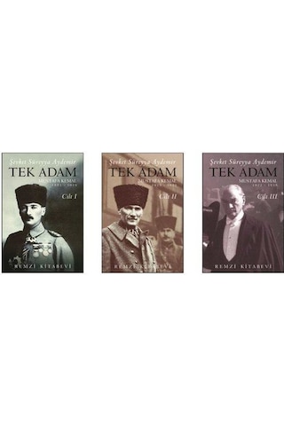 Tek Adam Seti - Büyük Boy - 3 Kitap Takım - Şevket Süreyya Aydemir - Remzi Kitabevi