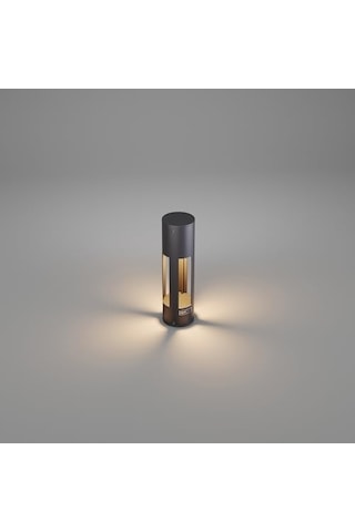 Curvex 35 Cm Alüminyum Bahçe Aydınlatması Bollard Modern Yürüyüş Yolu Lambası, 3000k Sıcak Beyaz Işık Rengi, Elektrostatik Toz Boyalı Dış Mekan Aydınlatma Direği Sku: Smgstkc57064d3c0