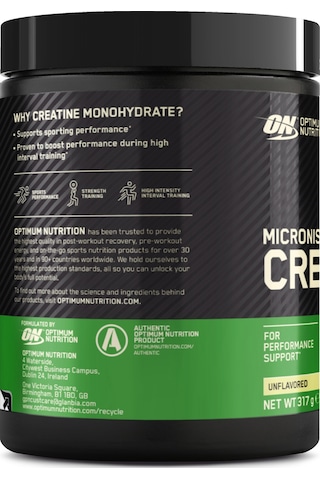 Creatine Kreatin Aromasız 317g 93 Servis Kas Gücü Ve Performans Artışı Desteği - 100% Whey Gold Standard Çikolata Aromalı Şase 31g 1 Servis Aromasız