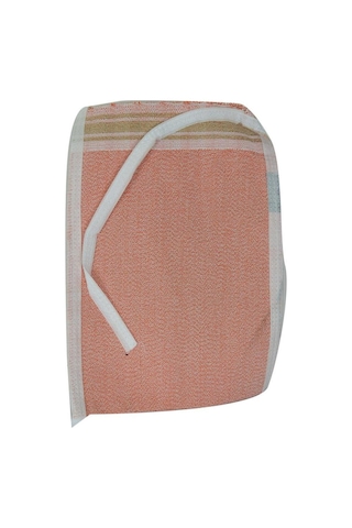 Doğal İpek Sırt Ve Vücut Masaj Kesesi Yavruağzı 18Cm x 25Cm