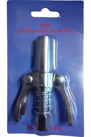 Vav Çift Mandallı Gres Tabancası Ucu