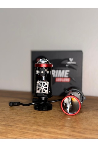 H4 Mercekli Led Zenon Prime 60w Güç 23.000 Lümen Led Zenon Şimşek Etkili 12-24v Uzun Ömürlü Güçlü Çizgisel Odak