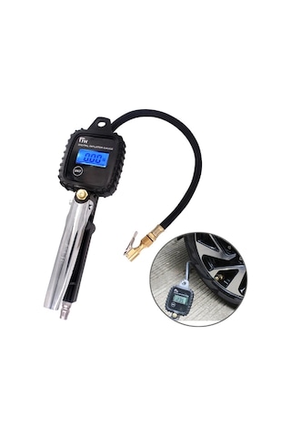 Sones Araba Çok Fonksiyonlu Dijital Lcd Ekran Lastik Hava Basıncı Şişirme Ölçer