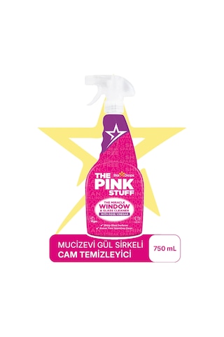 The Pink Stuff Vinegar Mucizevi Cam Temizleyici 750 ML