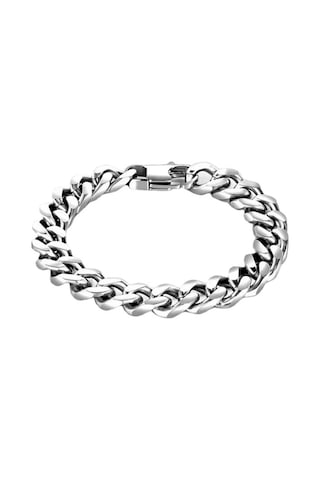 Relaxed Popüler Şifreli Yuvarlak Taşlama Zinciri Erkek Küba Zinciri Paslanmaz Çelik Hip-hop Kalın Zincir-19cm