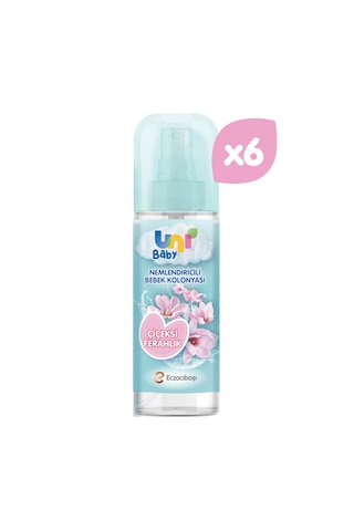 Uni Baby Bebek Kolonyası Çiçeksi Kokular 150 Ml 6'Lı