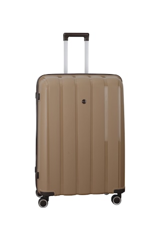Mçs Polipropilen Valiz V305 75 Cm Şampanya /acı Kahve