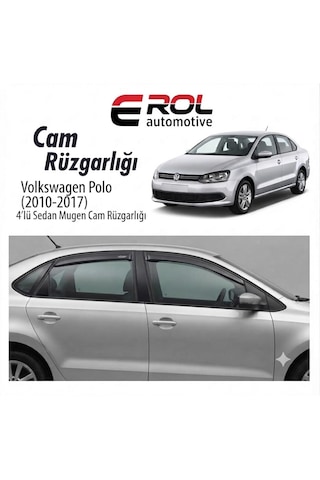 Volkswagen Polo 2010-2017 4'lü Sedan Mugen Cam Rüzgarlığı