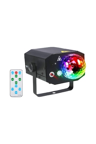Quenlite QD-16 RGB 16 Çeşit Desen Sahne Led ve Lazer Işık