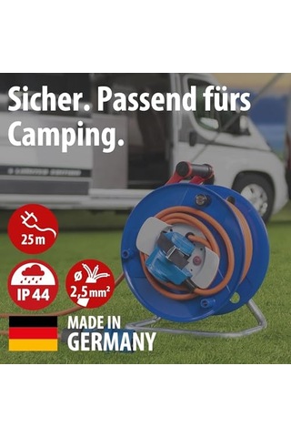 Camping Serisi 23+2 Cee Soeti 230 Çevirici Özellikli Makaralı Kablo Diğer