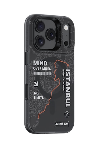 Apple Uyumlu iPhone 17 Pro Kılıf M-safe Şarj Özellikli Benks City Serisi Kapak Siyah-turuncu