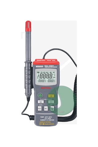 Mastech Ms6505 Nem - Sıcaklık Ölçer / Higrometre Rs-232 ms-6505