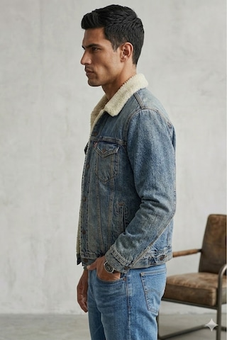 Levi's Erkek Mavi Trucker Ceket 2.0 Sherpa Trucker