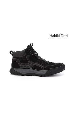 Gönderi(R) Gönderi R Erkek Siyah Kauçuk Taban Hakiki Deri Bot Dkmb82242262
