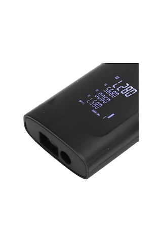 Aubyhe Usb Şarjlı Alüminyum Elektronik Mesafe Ölçer - 0.05-60m Aralığı, Metre/ınç/ayak Dönüşümü, Hd Gölge Ekranlı, 5000 Ölçüm Kapasitesi, Siyah