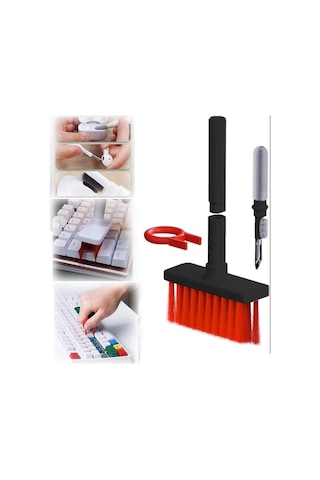 Larimar Bilgisayar Klavye Kulaklık Temizleme Araçları Tuş Çektirme Seti 5 'li Temizlik Fırça Seti