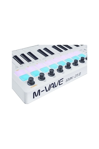 M-vave Smk 25 Mkıı Wireless Bt Midi Keyboard Controller