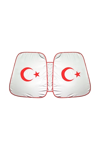 Ay Yıldız Oto Ön Cam Güneşliği Oto Güneş Gözlüğü - Universal