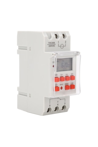 Vkemall 30a Programlanabilir Dijital Zaman Kontrolü Anahtarı - 1 Saniye En Küçük Zamanlama, 168 Saat Maksimum Süre, Lcd Ekranlı, Ac 220-240v, Dahili Pil