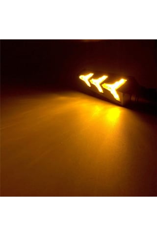 Motosiklet Kayan Bukalemun Led Sinyal Takım Takım