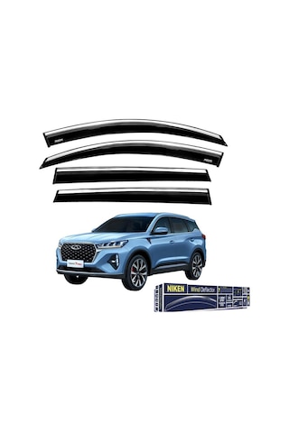 Chery Tiggo 7 - 7 Pro Krom Çıtalı Cam Rüzgarlığı 2020-