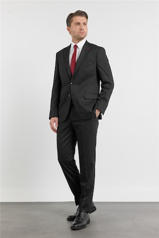 İmza Siyah Mono Yaka 6 Drop Comfort Fit Tam Astar Esnek Takım Elbise 1001260161