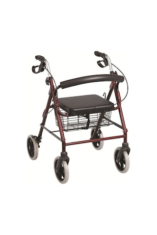 Golfi PR-881 Alüminyum Tekerlekli Rolatör Walker Yürüteç
