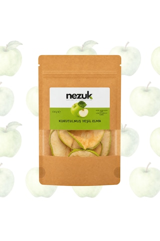 Nezuk Güneş Enerjisi İle Kurutulmuş Doğal Yeşil Elma 100 G